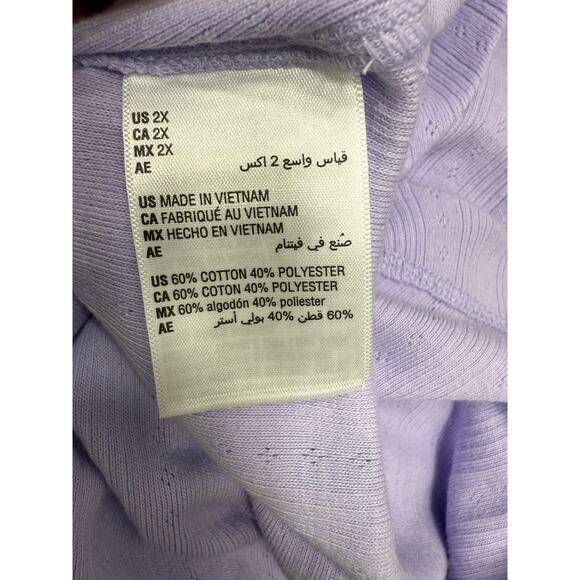 Macy's Plus On 34th St. Plus Shirt sz 2X Pull Over NEW # H764 - Picture 6 of 6